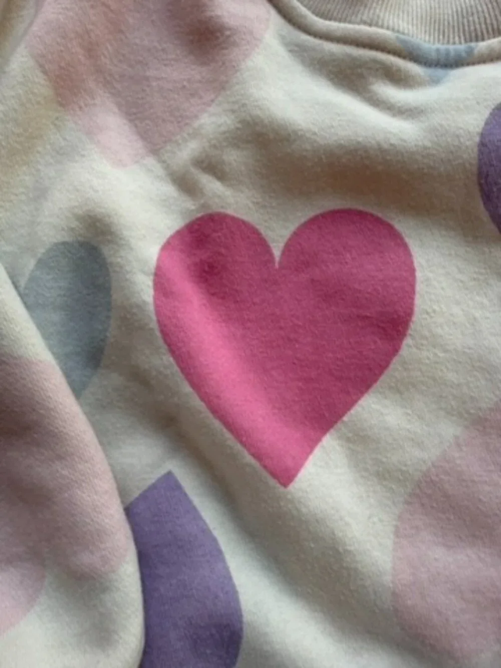 Baby Gap Heart Print Sweatshirt – Multicolor Hearts